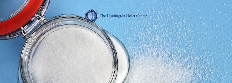 Sugar jar spills out sweetener, but is sugar or artificial sweeteners the better option for heart health? Huntington Heart Center gives their take on artificial sweeteners and heart health.
